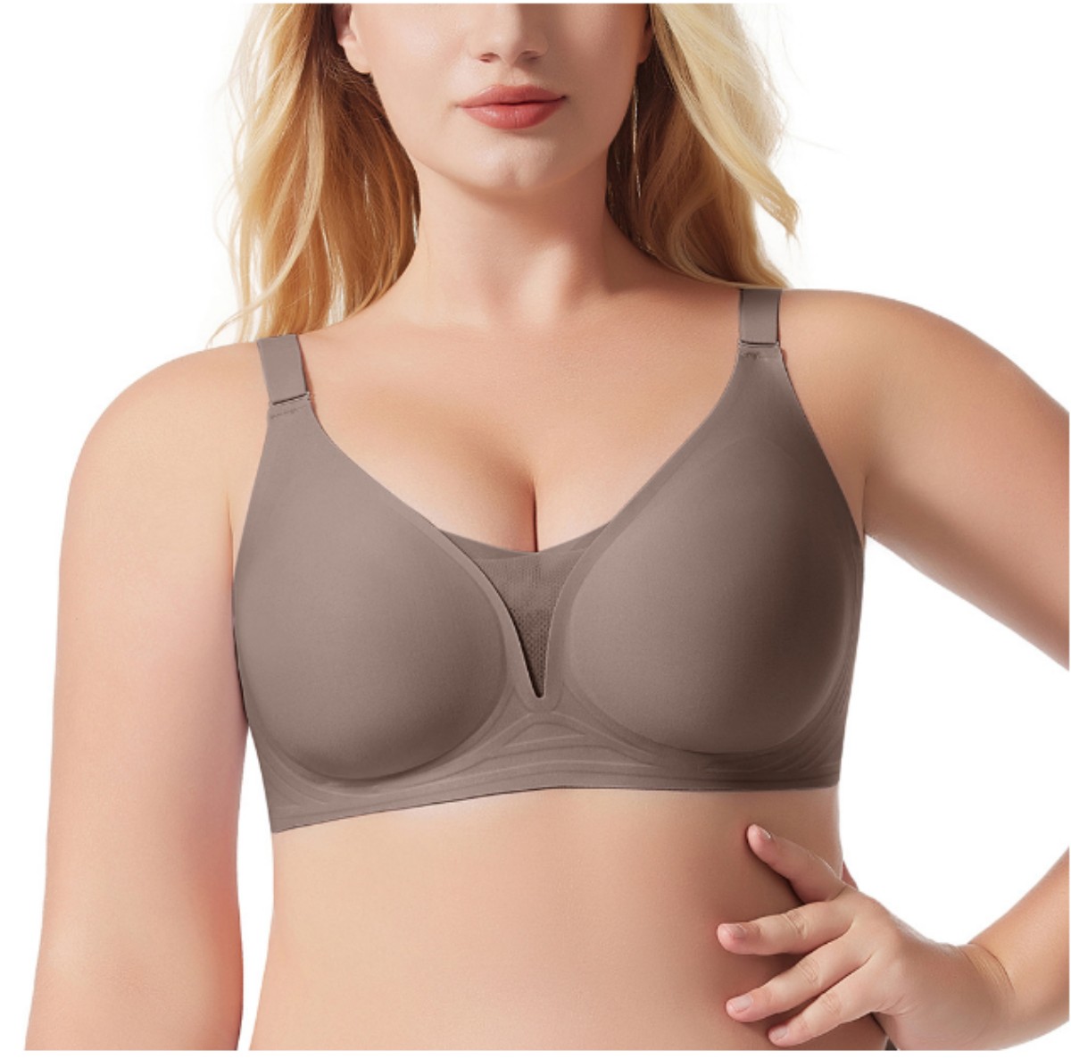 Lace Style Wire Free Active Bra Plus Size Lingerie Fat Womens Sleepwear Bra